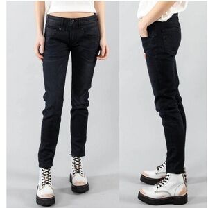 R13 Boy Skinny Jeans (Sz 26) Black